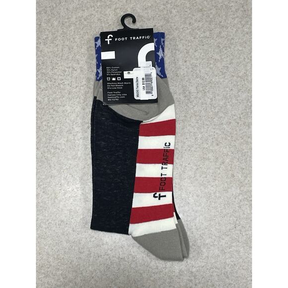 NWT FOOT TRAFFIC Mens Socks-Former President Obama Shoe Size 7-12 THANKS, OBAMA! - Picture 2 of 5